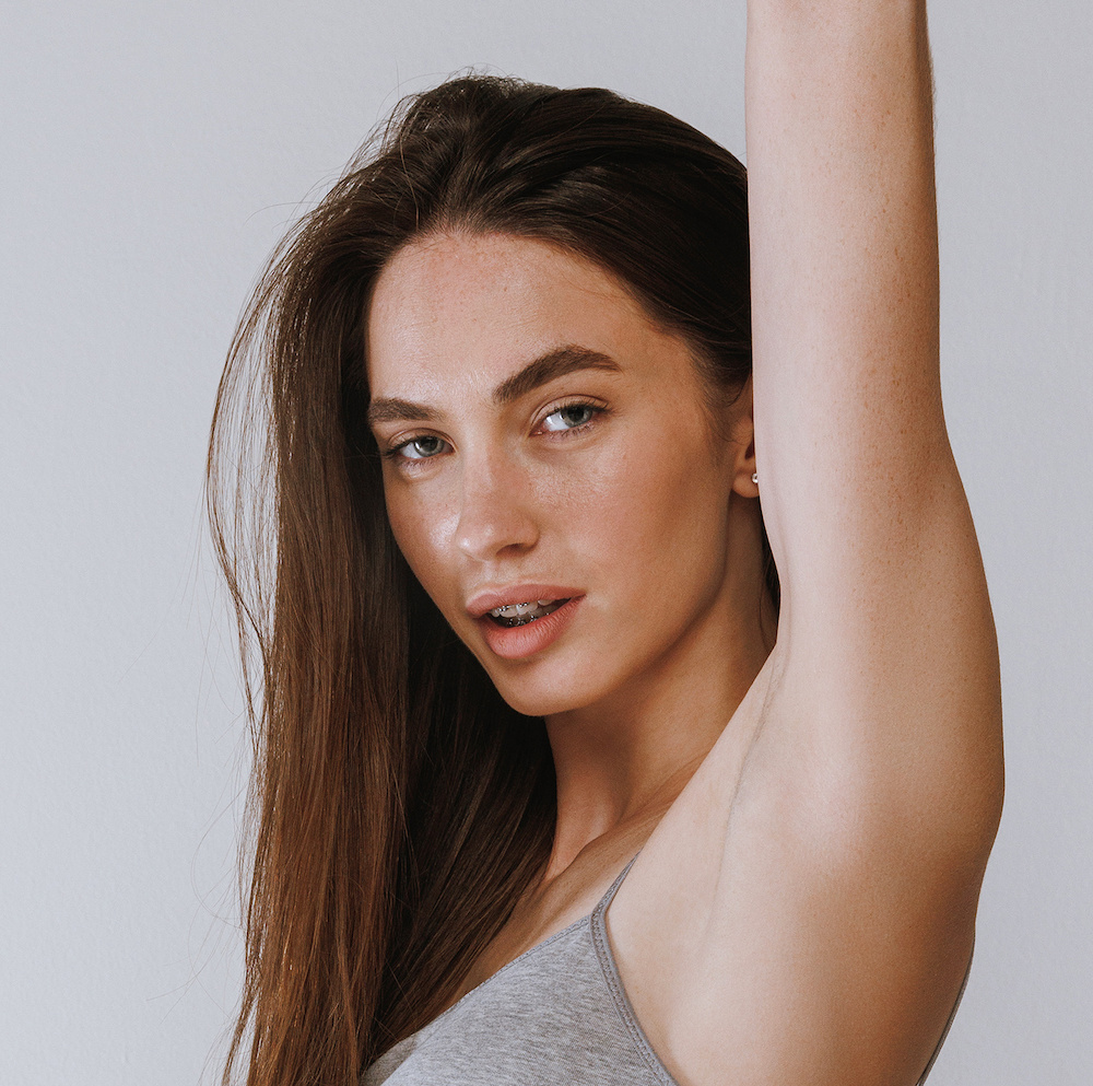 beautiful natural young woman